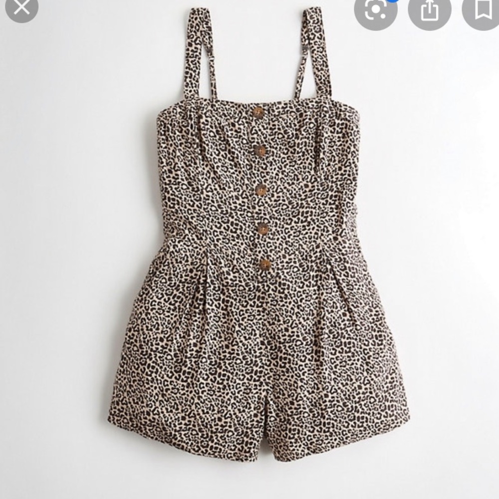 Leopard Romper